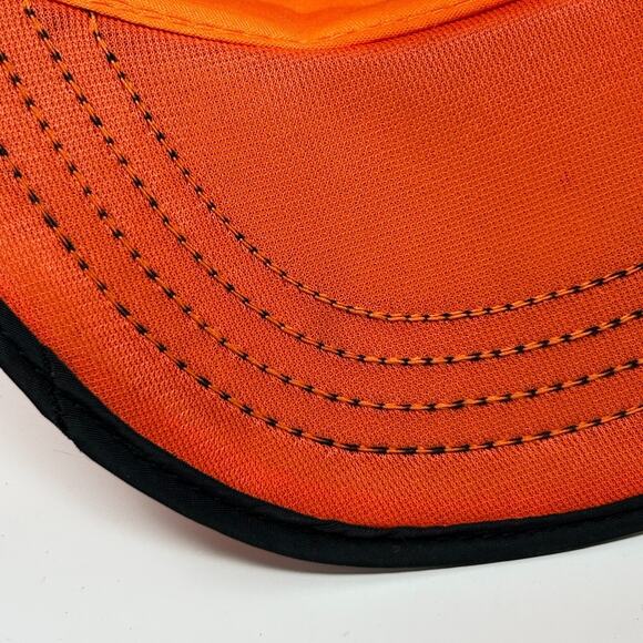 Vintage 80s O's Gold Trucker Hat Cap Orange Farmer Farming Snapback Full Mesh - Picture 7 of 11